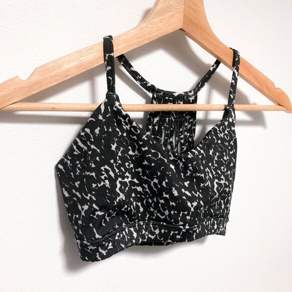 Glyder Black and White speckled Sports Bra - Picture 4 of 12